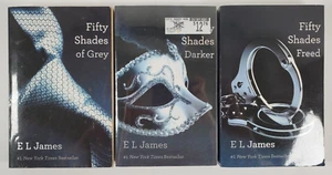 Fifty Shades Trilogy Books 1-3: 50 Shades of Grey, Darker, & Freed All 3 - Picture 1 of 6