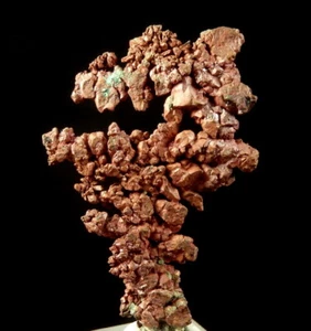 ¡Cristales de cobre nativos!!! - KAZAJSTÁN PROVINCIA DE KARAGANDÍA MINA ITAUZ /pa060 - Imagen 1 de 10
