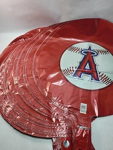 Los Angeles Angels Ballon Vorteilspackung 12 von 18 Zoll Folie... USA LIZENZIERT AUTHENTISCH - Bild 1 von 2