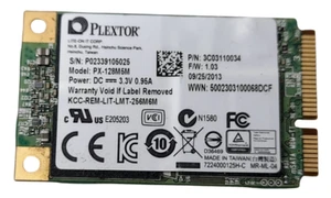 Plextor PX-128M5M 128GB mSATA SSD Solid State Drive 100% Health - Afbeelding 1 van 1