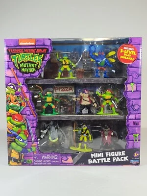 Minifigura Teenage Mutant Ninja Turtles Mayhem 8 paquete de batalla diorama de juego de nivel Foto 1 de 4