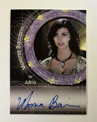 Stargate SG-1 Season 10 Autograph Auto Card A97 Morena Baccarin as Adria - Image 1 of 2
