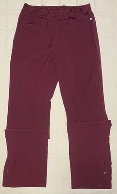 Barco Scrubs Pants Size S Small Wine Cranberry Burgundy - Image 1 of 4