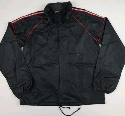 Vintage 70s 80s Cortina Pullover Hooded Pouch Windbreaker Jacket USA Racing Tech - Image 1 of 4
