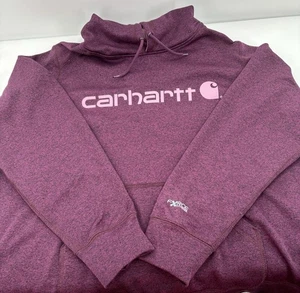 Carhartt Force Extremes Womens Hoodie Pre-Owned Purple/Pink Size XXL (20) - Picture 1 of 7