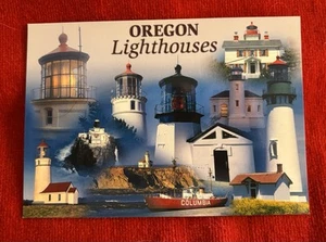 Oregon Postcard Signature Series Oregon Lighthouses NEW Unposted - Picture 1 of 3
