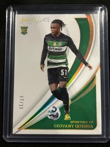 2024-25 Panini Immaculate Collection Soccer GEOVANY QUENDA Gold 07/10 RC Rookie - Picture 1 of 2