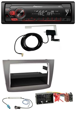 Pioneer 1DIN USB DAB MP3 AUX Autoradio für Alfa Romeo Mito ab 14 955 silber - Bild 1 von 4