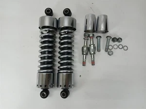 Harley-Davidson 2015 Dyna Wide Glide Rear Shocks Coils 12" Chrome 54615-01 - Picture 1 of 17
