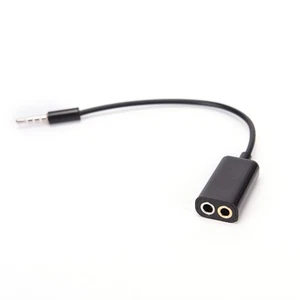 3.5mm Mic Audio jack to Headphone Microphone Y Splitter Cable Converter Adap Nm - Picture 1 of 6