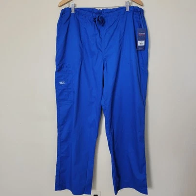 Cherokee Workwear Core Stretch Unisex L Scrub Pants Elastic Drawstring Waist  - Image 1 of 4