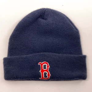 Older Boston Red Sox Twins Enterprises Blue Winter Cuff Cap - Picture 1 of 6