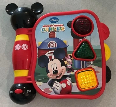 Disney Mickey Mouse Clubhouse Interactive Learning Book Toy English & Spanish - Image 1 of 2