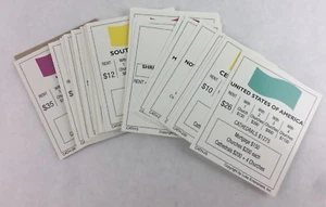 Catholic-opoly Board Game By Luke Enterprises Replacement Deed Cards Only 28 - Picture 1 of 3