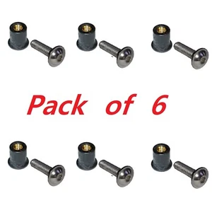 Honda VFR750 - A2 Flansch Inbus M5 Verkleidung / Bildschirm Schrauben & Well Mutter Kit (x6) - Bild 1 von 1
