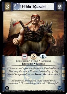Legend of the Five Rings L5R CCG TF Twenty Festivals Hida Kurabi - Picture 1 of 1