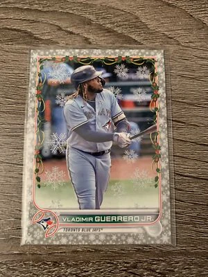 Vladimir Guerrero Jr. 2022 Topps Holiday Metallic Snowflake RC #HW10 Toronto - Image 1 of 4