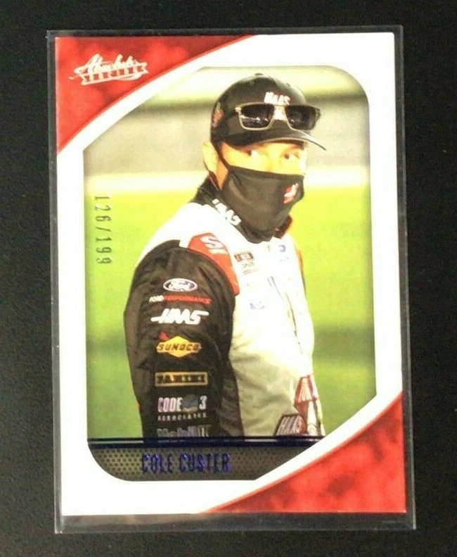 2021 Chronicles Nascar Racing absolute BLUE - COLE CUSTER #126/199 - Image 1 of 1