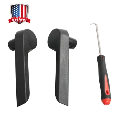 Black Seat Adjuster Lever Handle LH & RH for Chevrolet Silverado 1500 2500 3500 - Image 1 of 4