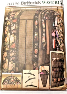 Butterick 4156 Waverly Armario Accesorios Almacenamiento y Organizador Patrón de Costura Fuera de Stock - Imagen 1 de 2