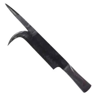 MEDIEVALDEPOT Medieval 13th Century Gurisarme Polearm Attachment - Hand-Forged - Overall 17"