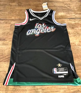 Nike LA Clippers City Edition Swingman Jersey Size 44 M - Black - NBA Authentic - Picture 1 of 6