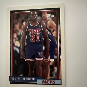 Carta Basket Rumeal Robinson (New Jersey Nets) 1992-93 Topps #257 - Foto 1 di 2
