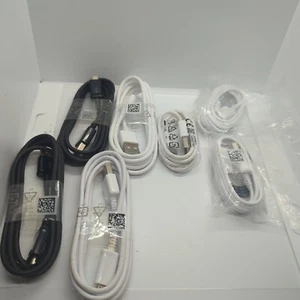 Samsung Micro USB Cables **7 Pack** **Bundle** USB Cord - Fast Charging- All New - Picture 1 of 11