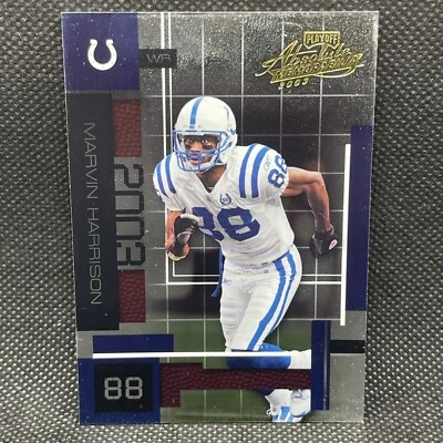 2003 Absolute Memorabilia Football #21 Marvin Harrison - Image 1 of 2