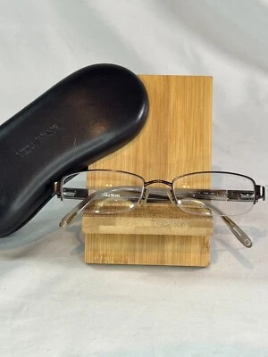 Vera Wang V035 BR 眼镜框 52-18-140 和保护壳 — 第 1/4 张图片