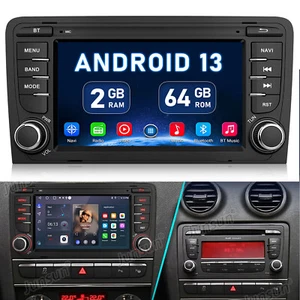 Für AUDI A3 8P 2003-2012 Android 13 Autoradio GPS Navi WIFI 2+64GB Carpaly WIFI - Bild 1 von 18