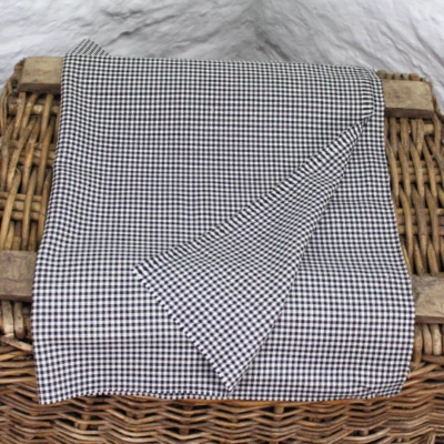 FROM THE MILLS Shepherd *Black & White* Scottish Tartan Fat Quarter 75CM x 50CM Fine 100% Wool