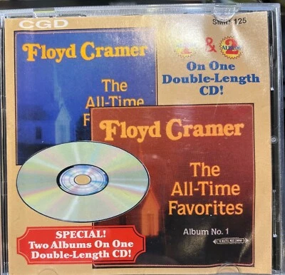 The All Time Favorites Vol 1 & 2 by Floyd Cramer On One Double Length Music CD - Image 1 of 4