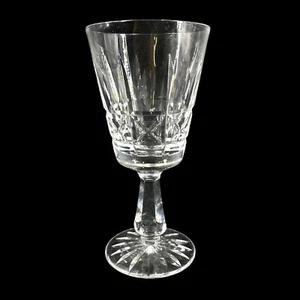 Vintage Signed WATERFORD Crystal ROSSLARE 6" Claret Wine Goblet Stem Glass - Picture 1 of 10
