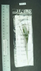 One Pack Stripped Olive Peacock Eye Quill  Lot-SF 67 - Picture 1 of 1