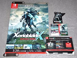 Xenoblade X - Edición Definitiva - Japón - Conjunto Promocional Póster - Panel Flyer Cover - Imagen 1 de 6