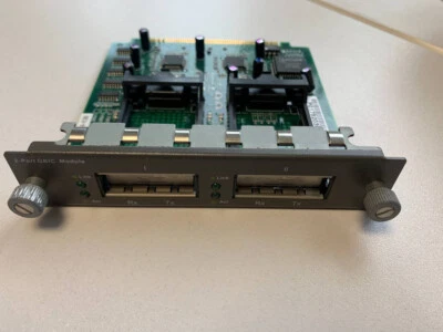 DLink 2 Port GBIC Adaptor Module DES-132GB GBIC Expanson Module - Image 1 of 3