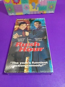 RUSH HOUR VHS FACTORY SEALED W/ WATERMARK 1999 NEW LINE JACKIE CHAN - Imagen 1 de 6