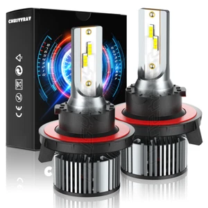 SUPER BRILLANTE 9000LM Bombillas LED H13 9008 Faro Alto Bajo Kit Blanco 6000K - Imagen 1 de 12