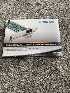 TRENDnet TFM-PCIV92A 56K High Speed Internal PCI Modem - Data/Fax/Voice - New - Picture 1 of 5