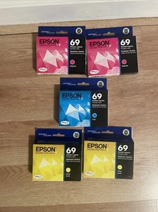 Tinta Epson 69 color cian, magenta, amarillo exp 2012 - Imagen 1 de 5