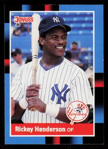 1988 Donruss Rickey Henderson #277  Baseball  New York Yankees