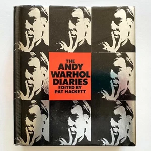 " THE ANDY WARHOL DIARIES " RARE 1989 1ST ED COLLECTOR'S HC POP ART MEMOIRS BOOK - Picture 1 of 12