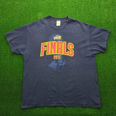 Camiseta Cleveland Cavaliers Para Hombre XL Azul CAVS 2015 Finales NBA Baloncesto Deportes Foto 1 de 4