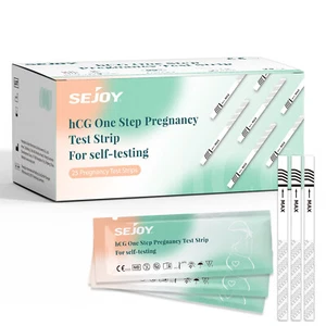 25 Count Pregnancy HCG Urine Test Strips Individually Wrapped Detection HCG Test - Picture 1 of 7