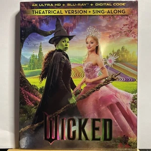 Wicked (4K Ultra HD, Blu-ray &Digital, 2025) w/ Holographic Slipcase - Picture 1 of 4