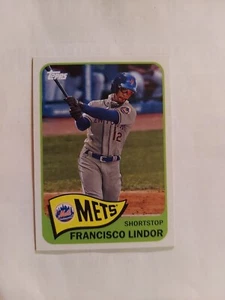 2021 Topps - 1965 Topps Redux #T65-19 Francisco Lindor - Picture 1 of 2