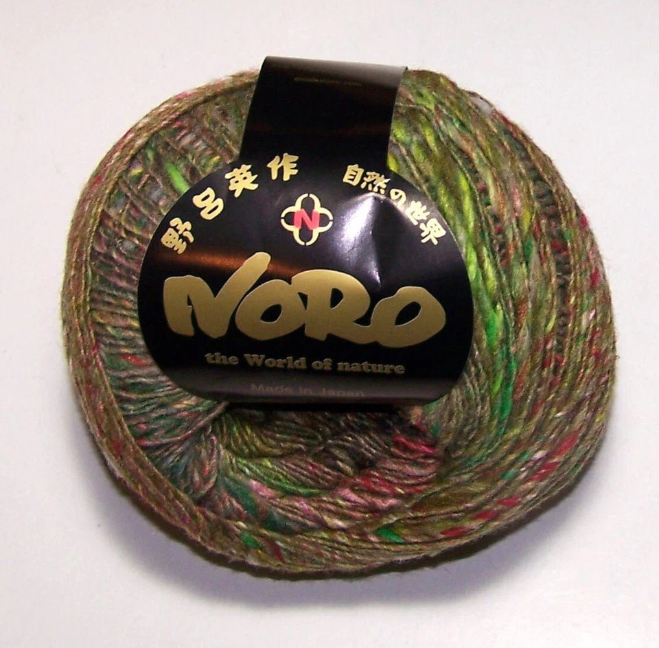 LOT of 10 balls Noro KOTORI Wool Cotton & Silk Worsted Yarn #15 OBIHIRO - Image 1 of 1