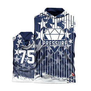 Custom Sports Hooded Tank Top Jersey - Pressure - 7vs7 Football - Bild 1 von 7