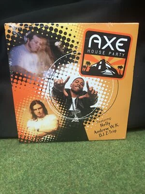 Axe House Party CD feat. Nelly Andrew WK DJ Z-Trip 2003 Sealed Promo - Image 1 of 2